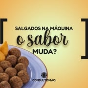 máquina muda o sabor?