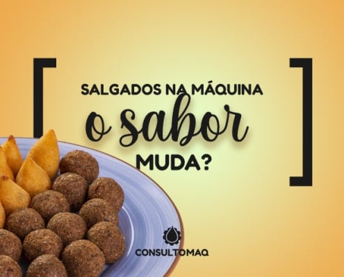 máquina muda o sabor?
