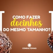 tamanho de docinhos