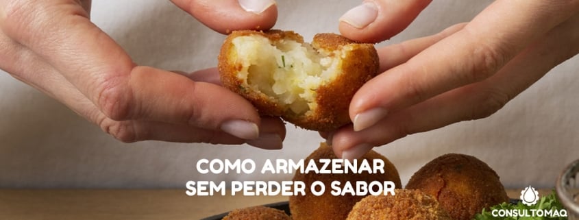 armazenar salgados