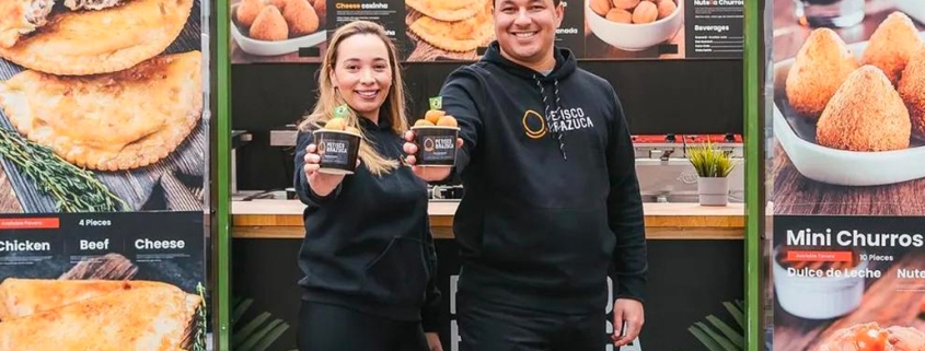 Ricardo Rosa e Vanessa Oliveira são sócios na Petisco Brazuca